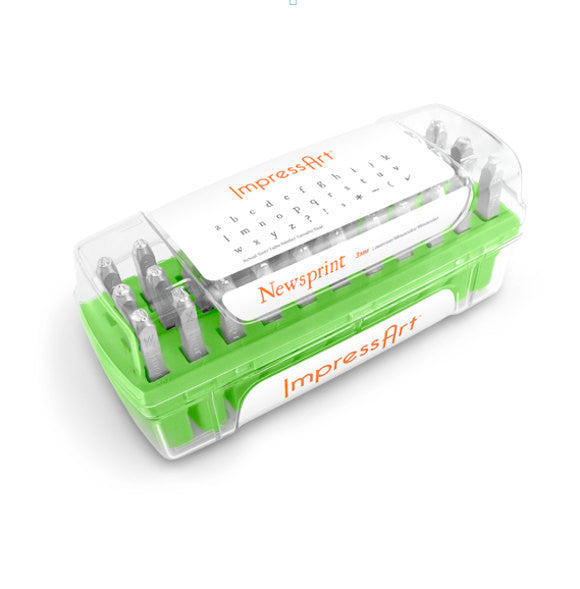 Newsprint Letter Stamps, Lowercase, SC1316A-3mm