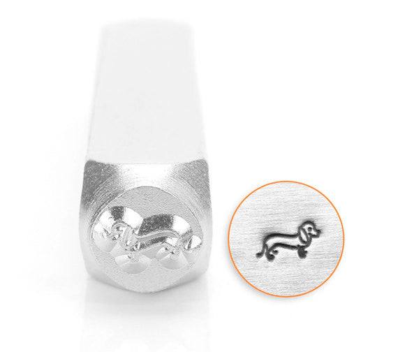 Dachsund Design Stamp, SC156-AC-6MM