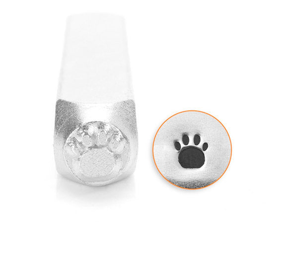 Dog Paw ImpressArt Design Stamp, SC156-I-3MM