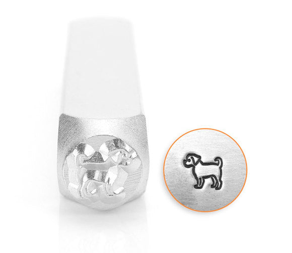 Puggle Design Stamp, SC156-AB-6MM