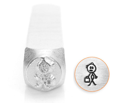 Dad Stick Figure Design Stamp, SC159-A-7MM