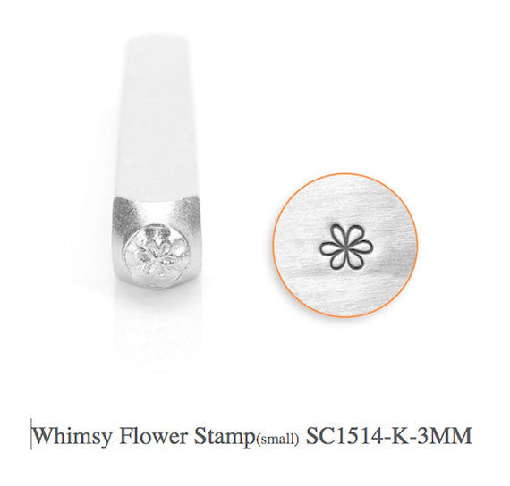 Whimsy Flower Design Stamp, SC1514-K-3MM