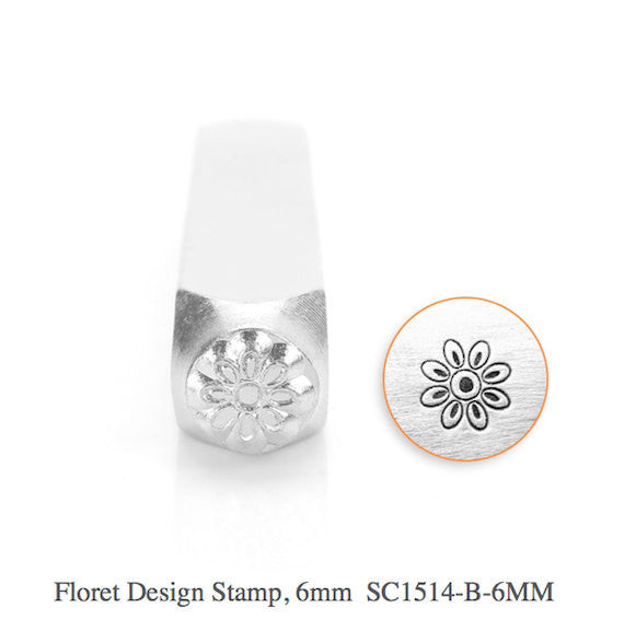 Floret Design Stamp, SC1514-B-6MM