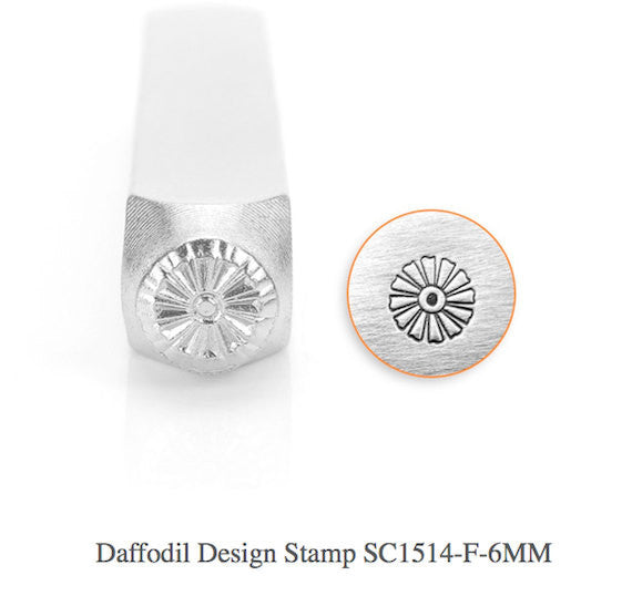 Daffodil Design Stamp, SC1514-F-6MM