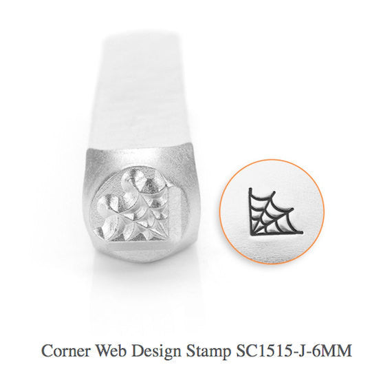 Corner Web Design Stamp, SC1515-J-6MM