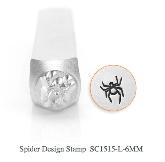 Spider Design Stamp, SC1515-L-6MM