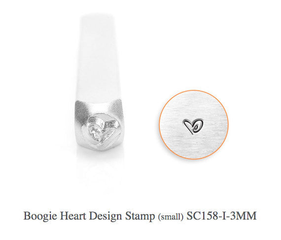 Boogie Heart Design Stamp, SC158-I-3MM