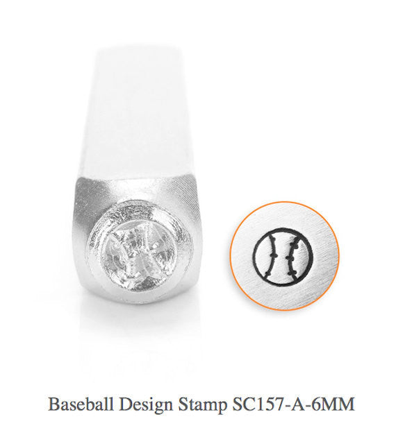 Baseball Design Stamps, SC157-A-6MM