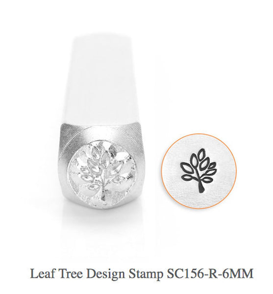 Leaf Tree Design Stamps, SC156-R-6MM