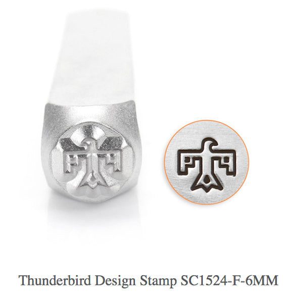 Thunderbird Design Stamp, SC1524-F-6MM