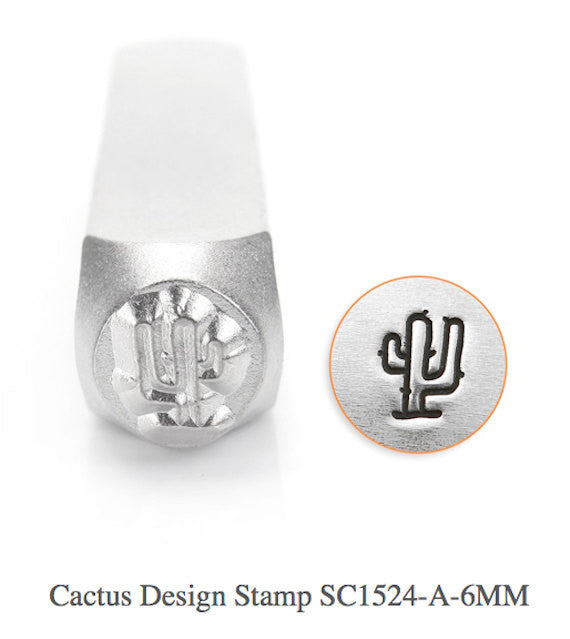 Cactus Design Stamp, SC1524-A-6MM