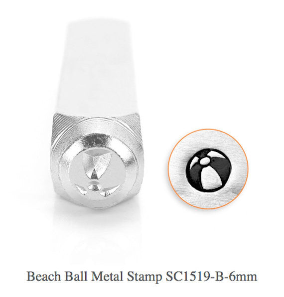 Beach Ball Design Stamp, SC1519-B-6MM