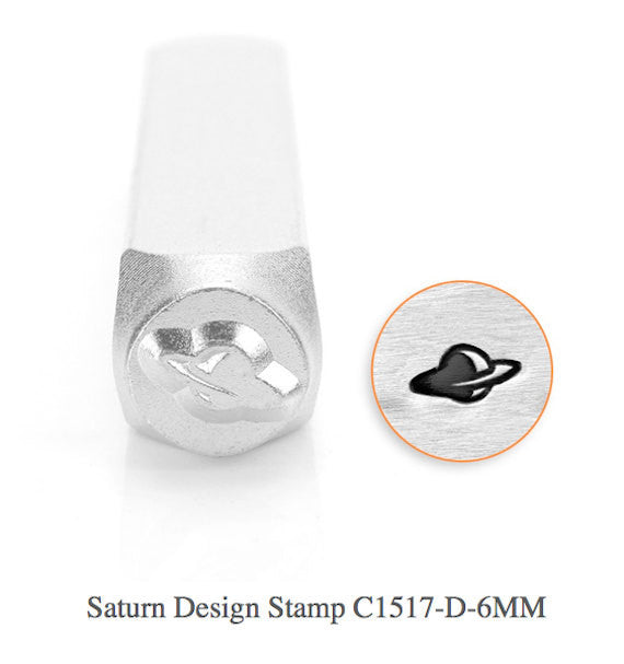 Saturn Design Stamp SC1517-D-6MM, Space and Beyond Stamps