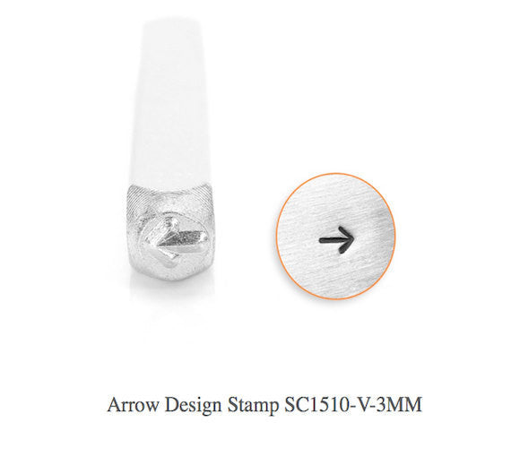 Arrow Design Stamp, SC1510-V-3MM