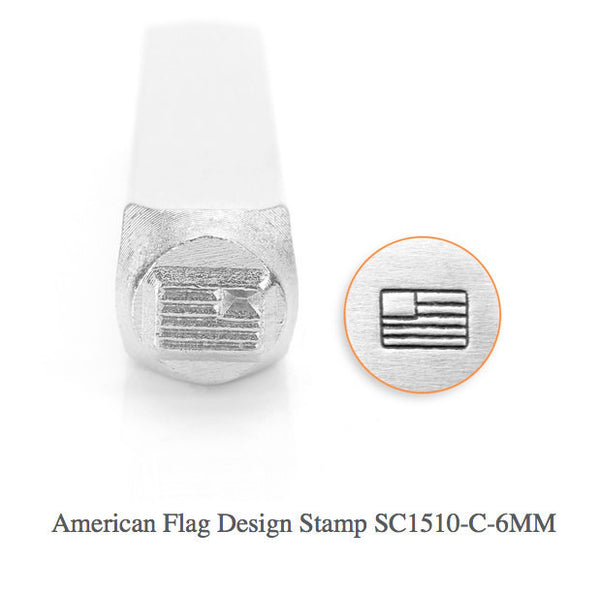 American Flag Symbol Design Stamp, SC1510-C-6MM