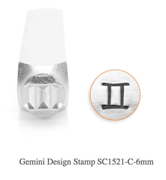 Gemini Design Stamp, SC1521-C-6MM