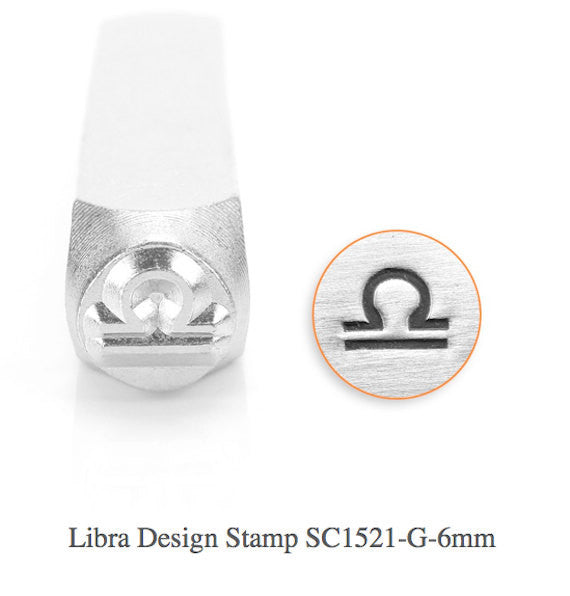 Libra Design Stamp, SC1521-G-6MM