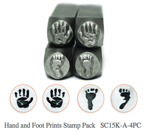 Hand and Foot Prints Pack - 4 pc., SC15K-A-5PC