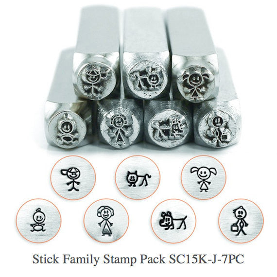 Stick Figure Family Set - 7 pc. Pack, SC15K-J-7PC