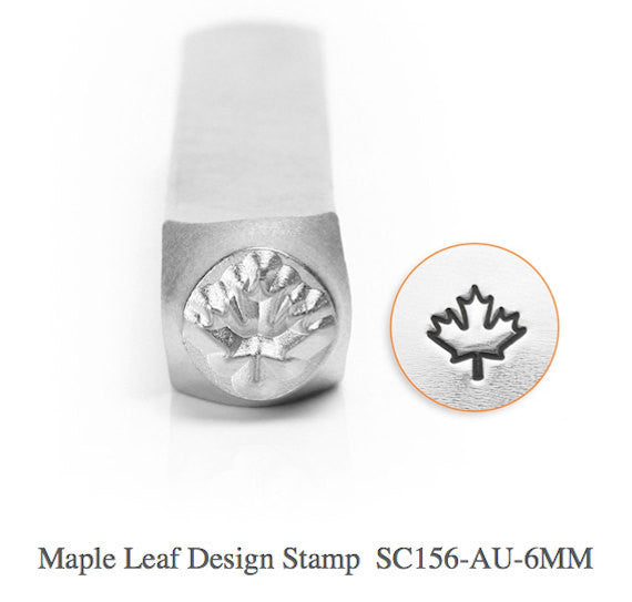 Maple Leaf Design Stamps, 156-AU-6MM