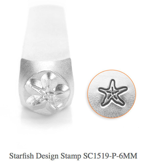 Starfish Design Stamp, SC1519-P-6MM