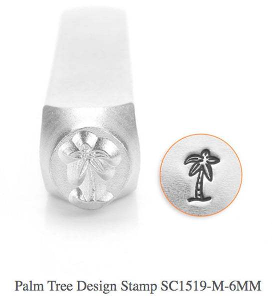 Palm Tree Design Stamp,SC1519-M-6MM